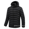 China Heated padded jacket with heated hood Factory